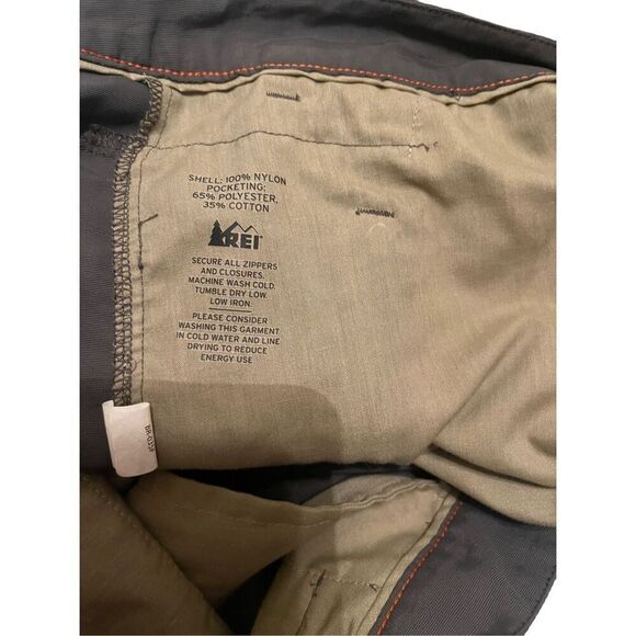 REI Mens Dark Grey Straight-Leg Mid-Rise Casual Pants Size 40 - Picture 6 of 6
